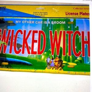New Wicked Witch car license plate wizard of Oz car plate
